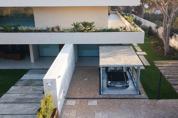 Autoliften voor villa gelegen op de UNESCO-erfgoedlijst